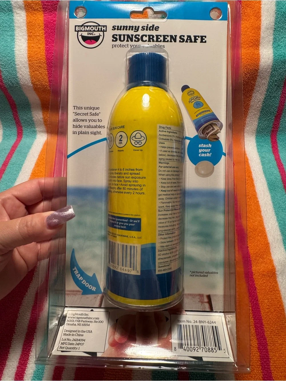 BigMouth Sunny Side Shade Wave Sport SPF 50 Sunscreen Safe - Yellow